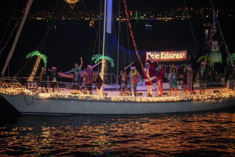 San Diego Bay Parade of Lights Tropical Theme in 2018