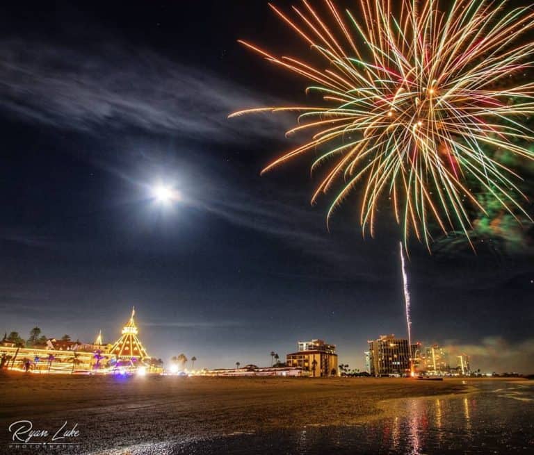 Ryan Luke Photography, Coronado Fireworks New Years Eve 2020, All Right Reserved