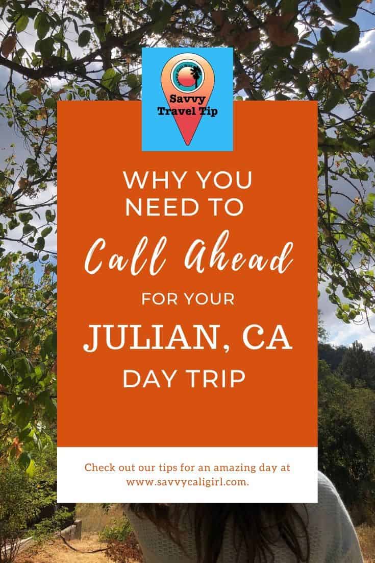 day trip to julian ca