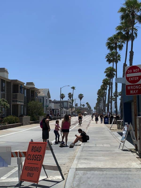 Beaches and Boardwalk in Oceanside, California