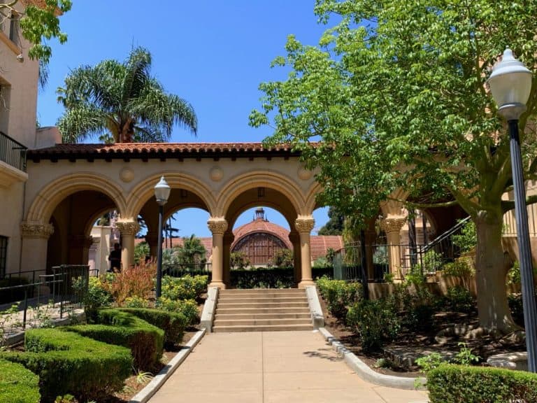 View of Botanical Gardens in Balboa Park