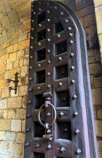 Castello Entry Door in Napa Valley