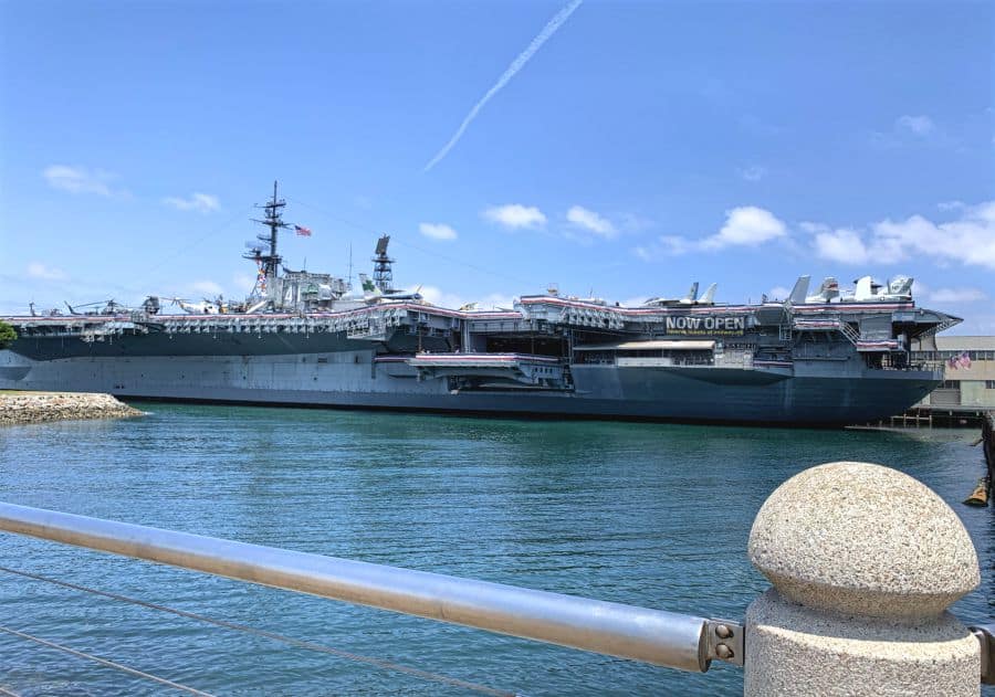 USS Midway Museum on San Diego Bay