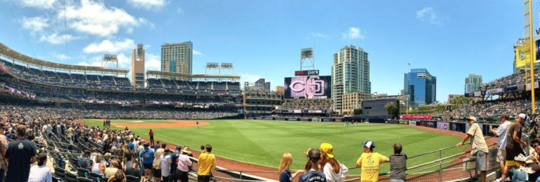 The Baseball Field at Petco Park in San Diego