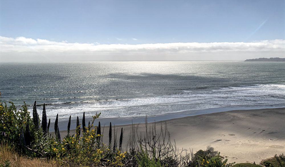 Overlook of Stinson Beach in Marin County California