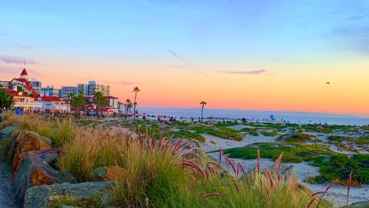 Hotel Del at Coronado Beach, California