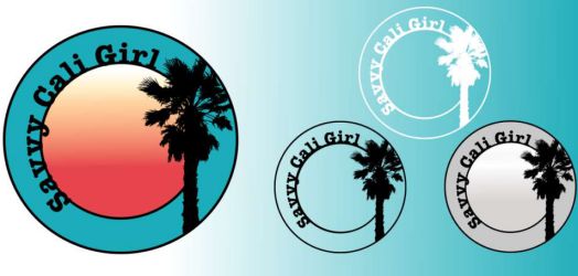 Savvy Cali Girl Blog Logo Development Options