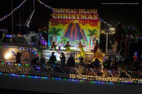 Tropical Island Christmas Boat Parade
