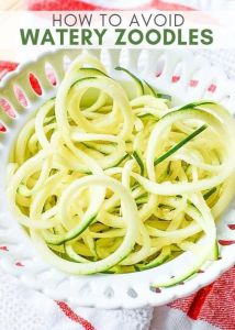 Zoodles and Zucchini, A Tasty California Food Trend