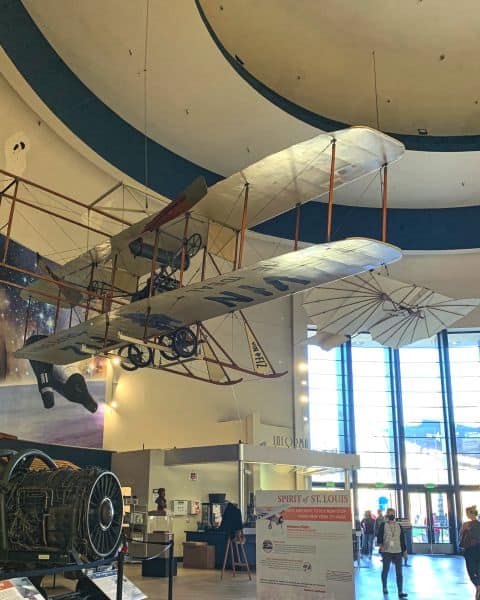 Early Flight Exhibits in San Diego Air and Space Museum