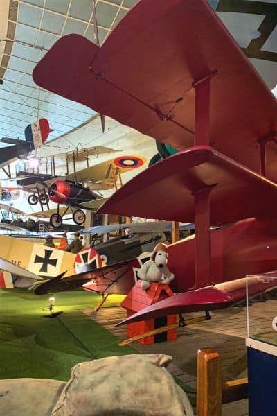 World War 1 Airplane with Snoopy