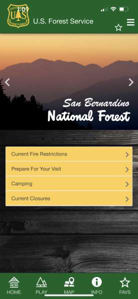 US Forest Service App